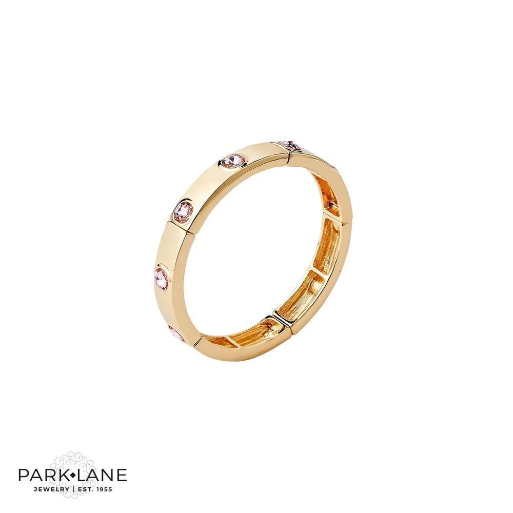 Park Lane Gem Gold Band with Pink Accents